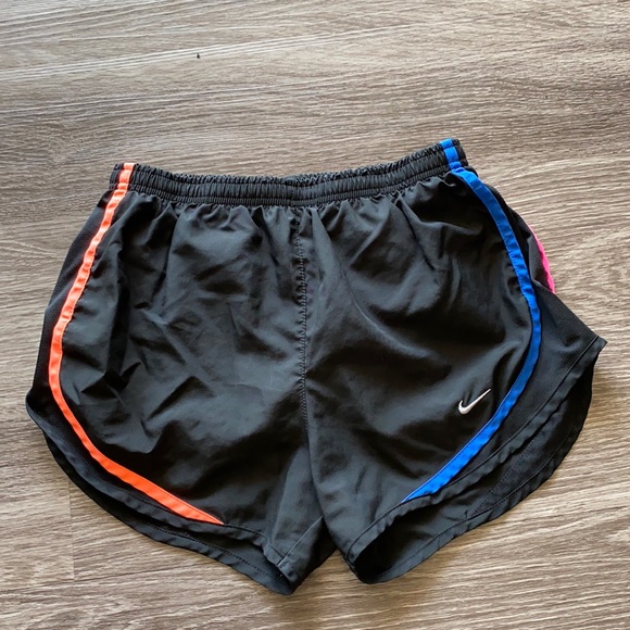 Black nike shorts with colorful trim Clearance